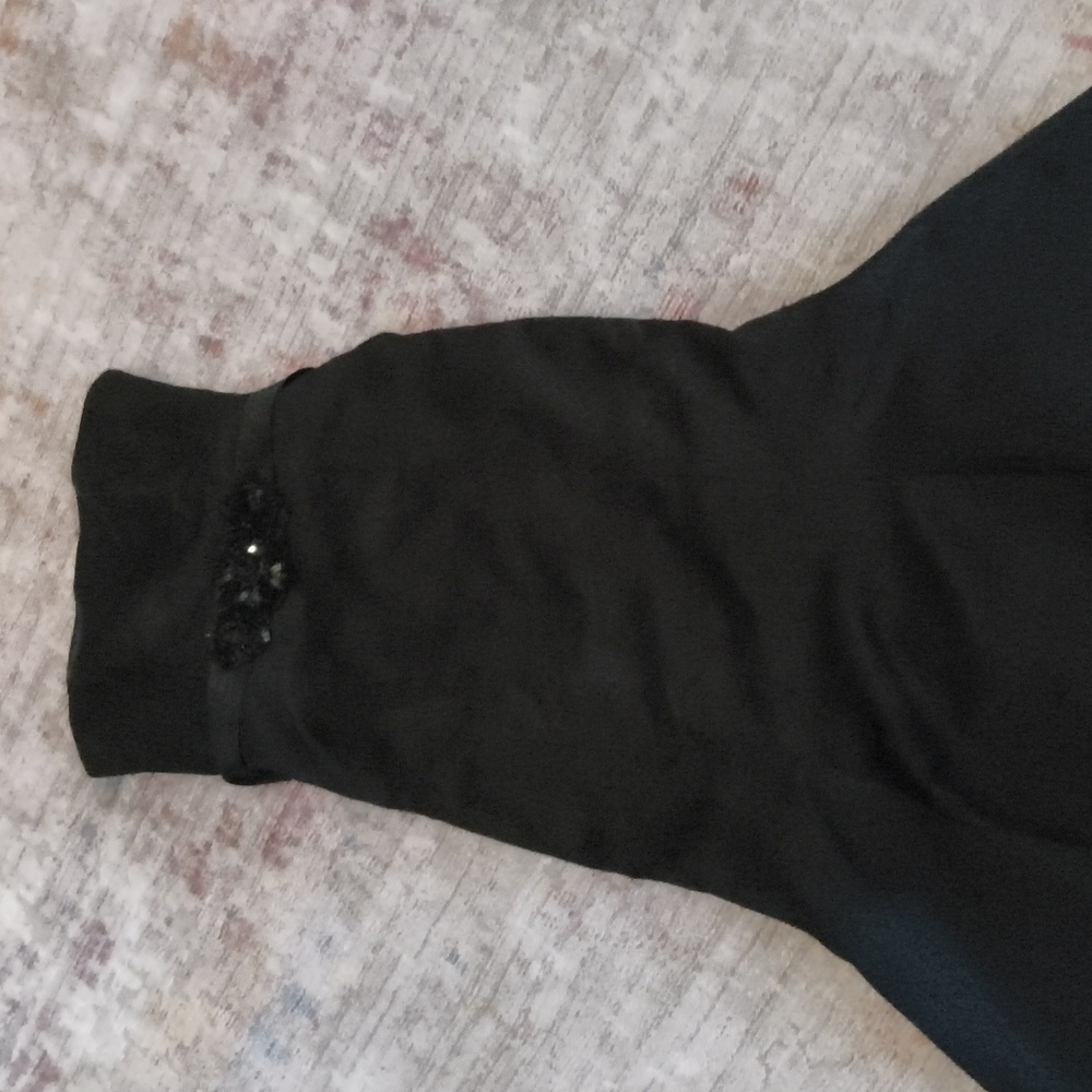 Elegant Black Strapless Lazaro Dress